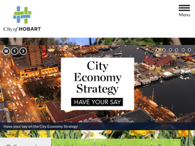 'hobartcity.com.au' screenshot