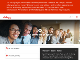 'flowservecareers.com' screenshot