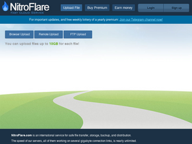 'nitroflare.com' screenshot