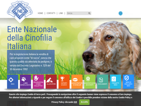 'enci.it' screenshot