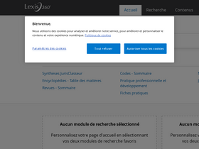 'lexis360.fr' screenshot
