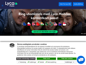 'lycamobile.se' screenshot