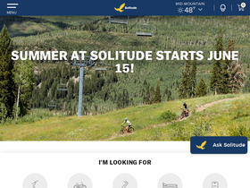 'solitudemountain.com' screenshot