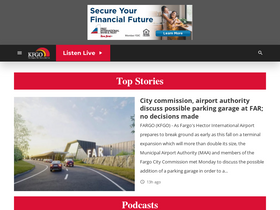 'kfgo.com' screenshot