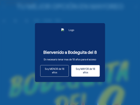 bodeguitadel8.mx homepage screenshot