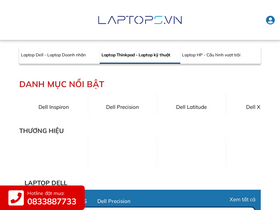 'laptops.vn' screenshot