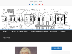'quimicafacil.net' screenshot