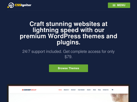 'cssigniter.com' screenshot