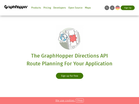 'graphhopper.com' screenshot