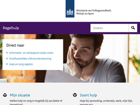 'regelhulp.nl' screenshot