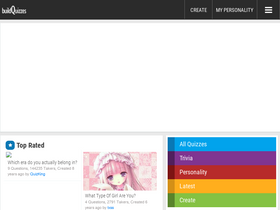 'buildquizzes.com' screenshot