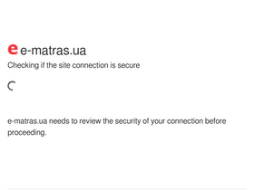 'e-matras.ua' screenshot