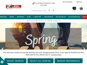 'greatoutdoorssuperstore.co.uk' screenshot