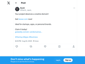 'tesear.com' screenshot