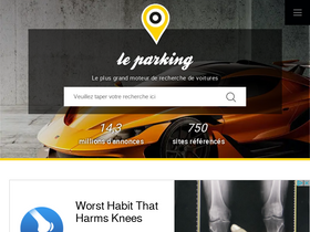 'leparking.ch' screenshot