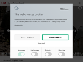 'drc.ngo' screenshot