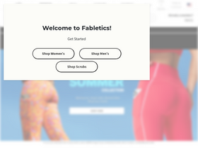 'fabletics.com' screenshot
