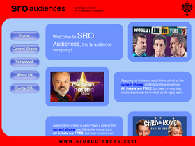 'sroaudiences.com' screenshot