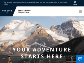 'banffjaspercollection.com' screenshot