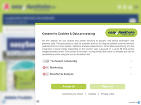 'easyapotheke.de' screenshot