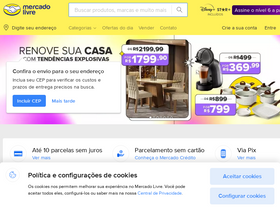 'mercadolivre.com' screenshot