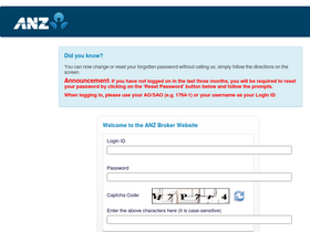 'anz-originator.com.au' screenshot