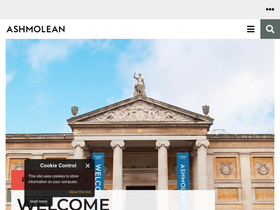 'ashmolean.org' screenshot