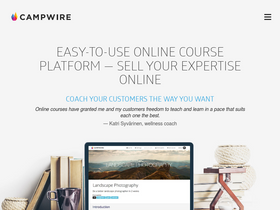 'campwire.com' screenshot