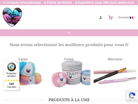 'lidiacrochettricot.com' screenshot