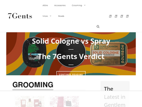 '7gents.com' screenshot