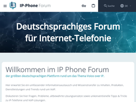 'ip-phone-forum.de' screenshot