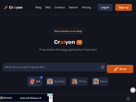 'craiyon.com' screenshot