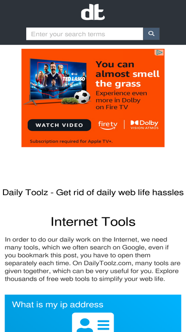 DailyToolz - Make Your Web Life Easier