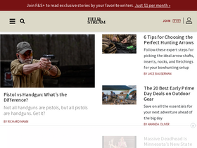 'fieldandstream.com' screenshot