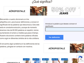 'qsignifica.com' screenshot