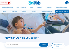 'myportal.sickkids.ca' screenshot