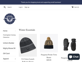 brinesportinggoods.com homepage screenshot