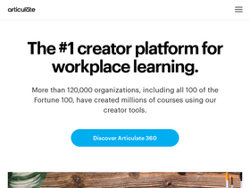 'articulate.com' screenshot