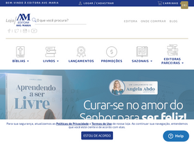 'avemaria.com.br' screenshot