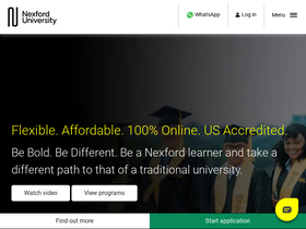 'nexford.org' screenshot