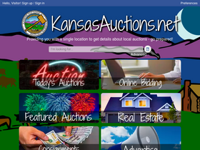 'kansasauctions.net' screenshot