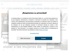 'informacion.es' screenshot