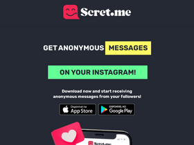 'scret.me' screenshot