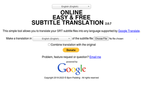 'translate-subtitles.com' screenshot