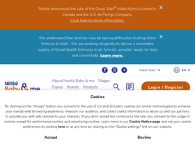 'nestlebaby.ca' screenshot