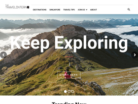 'thetravelintern.com' screenshot