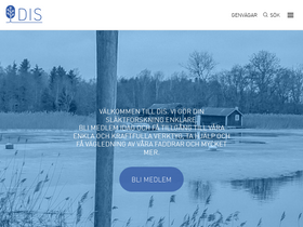 'disgen.dis.se' screenshot