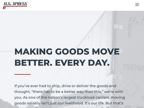 'usxpress.com' screenshot