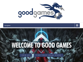 'goodgames.com.au' screenshot