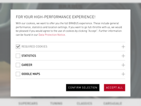 'brabus.com' screenshot